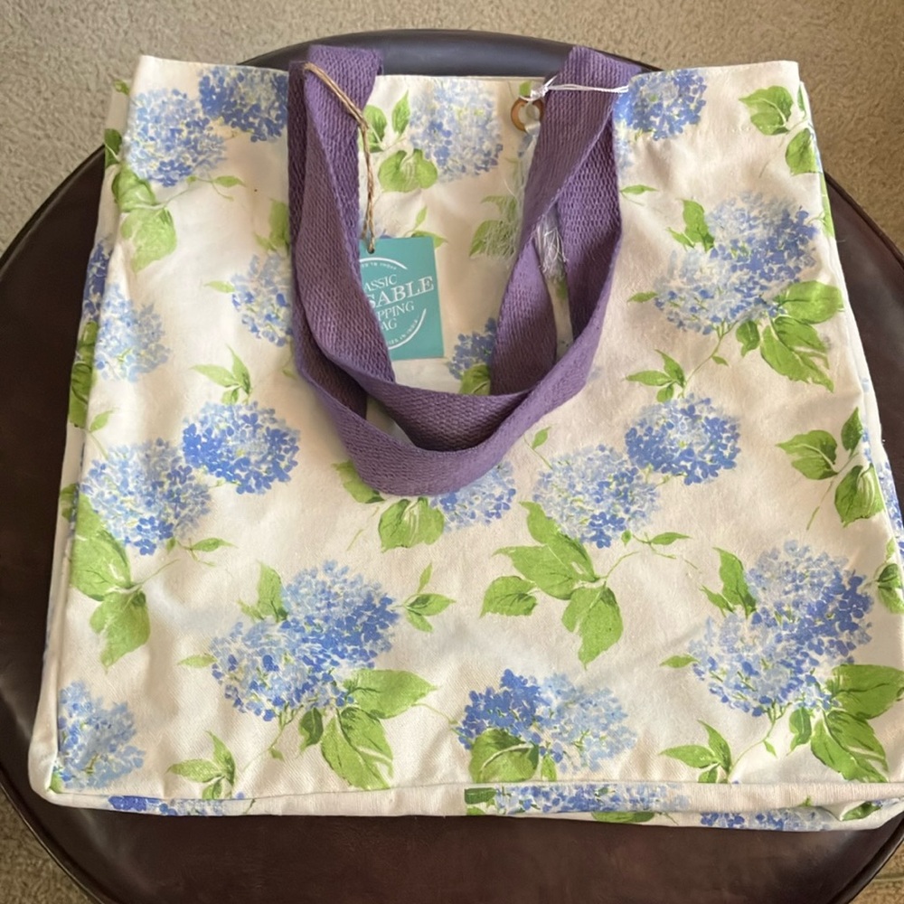 Hydrangea PRINT CANVAS TOTE BAG